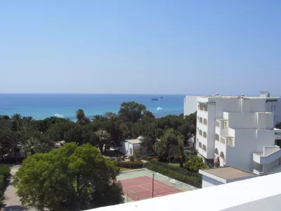 Photo 16 de Appartement Azur à Hammamet : Jolie vue Mer/Jardin