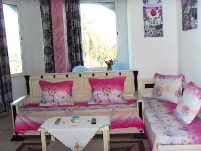 Photo 6 de Coquette appartement à Hammamet : vue Mer/Jardin