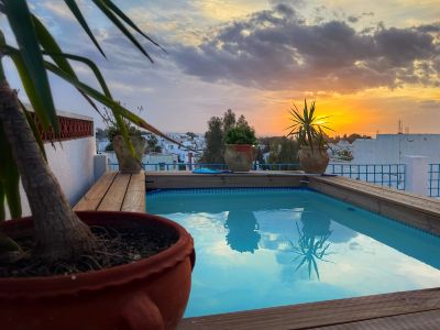 Photo 27 de Bleu panoramique/ piscine privée à Sidi Bousaid