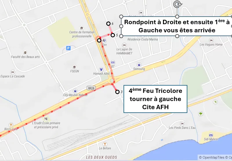 Résidence Tej el Bahr 2 : Hammamet-Nord Mrezga - Photo 15