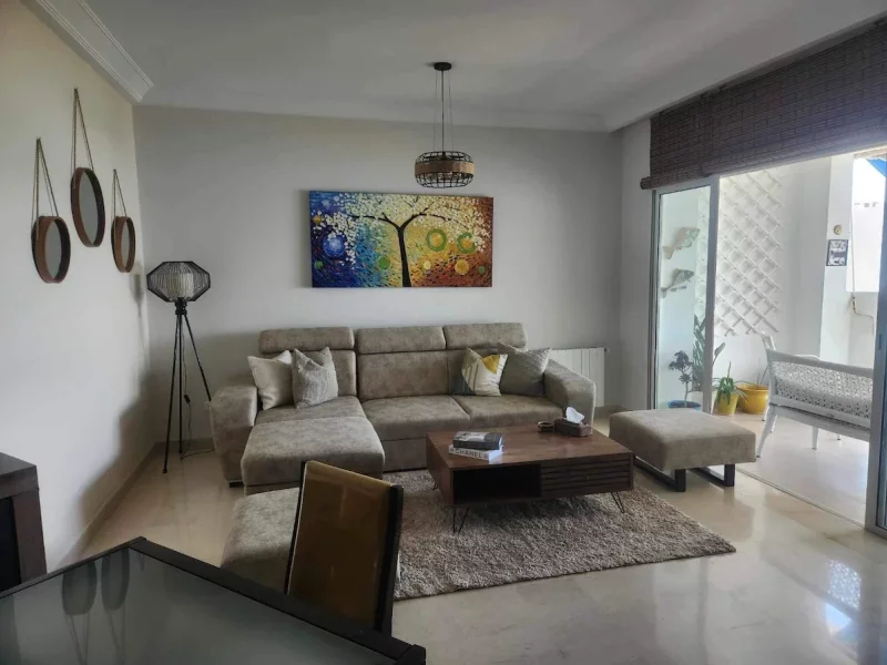 Superbe appartement en bord de mer/vue à Hammamet - Photo 39