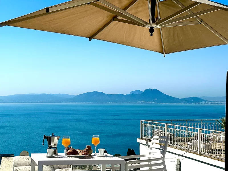 La symphonie bleue Vue imprenable sur la mer - Photo 34