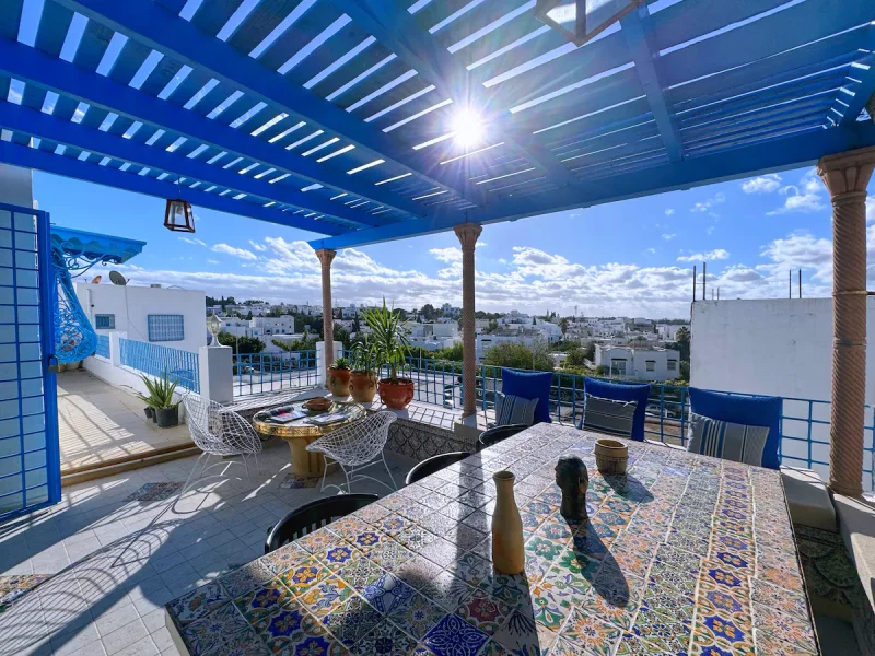 Bleu panoramique/ piscine privée à Sidi Bousaid - Photo 21