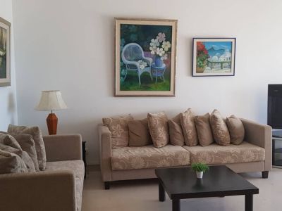 Photo 2 de Appartement avec vue sur la mer et accès privé à la plage