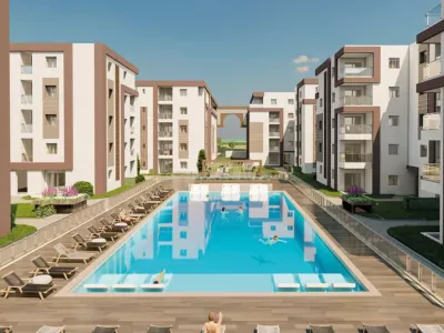 Photo 12 de Moderne S+1 avec piscine à 400m de la plage