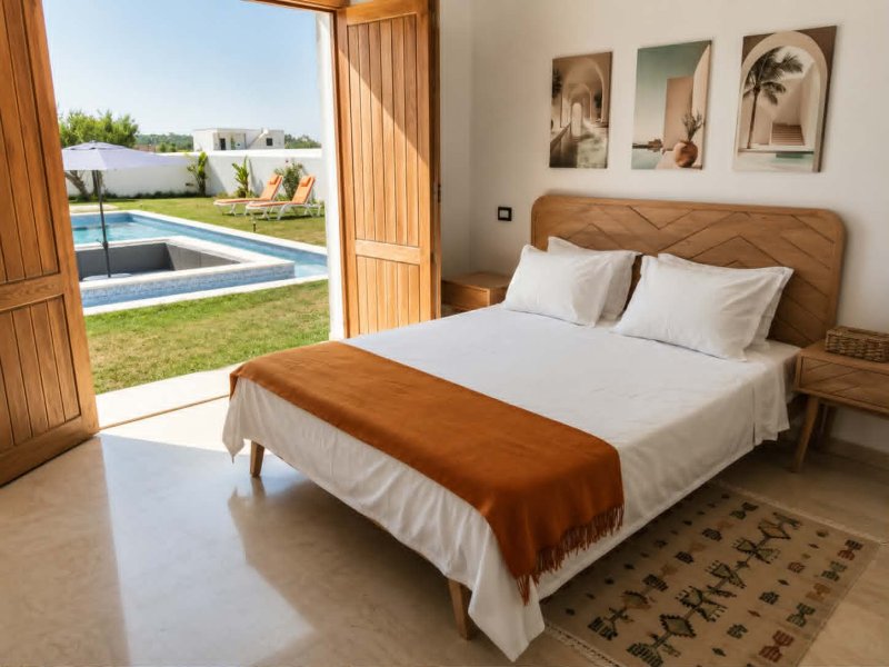 Maison de Luxe avec Piscine Privée et Vue sur Montagne à El Monchar – Hammamet - Photo 7