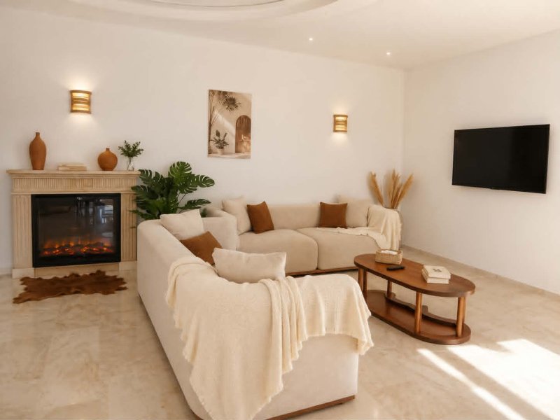 Maison de Luxe avec Piscine Privée et Vue sur Montagne à El Monchar – Hammamet - Photo 6
