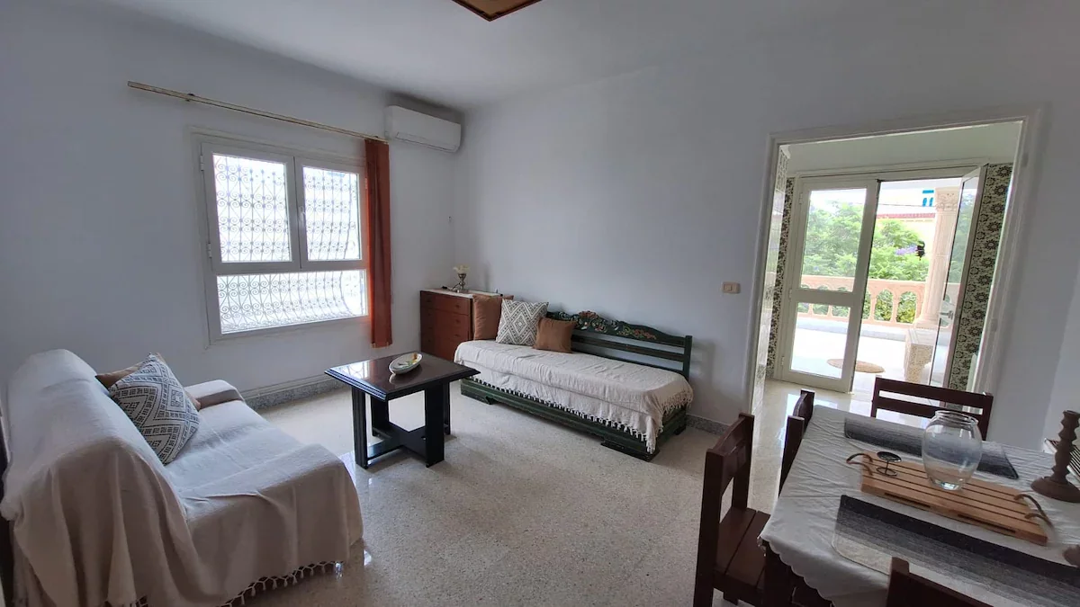 Studio Climatisé au Cœur d'Hammamet + Terrasse - Photo principale