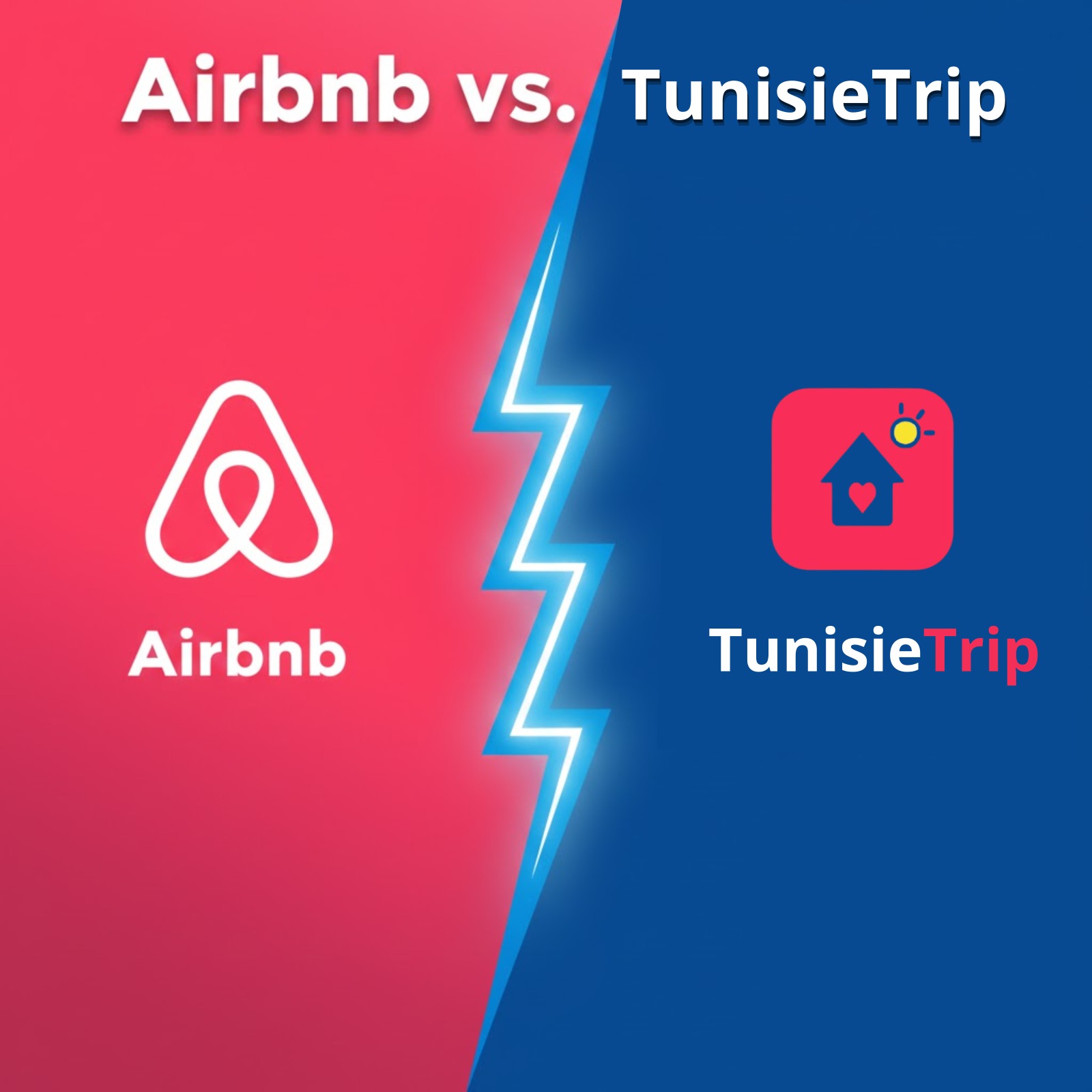 Découvrez pourquoi TunisieTrip est la meilleure alternative à Airbnb pour réserver votre hébergement en Tunisie : tarifs plus avantageux pour les