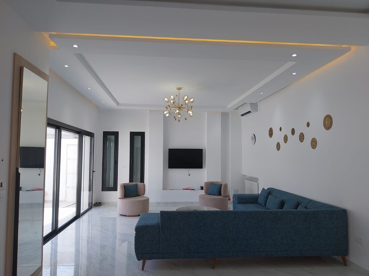 Luxueuse villa Hammamet Family à 900m de la plage
