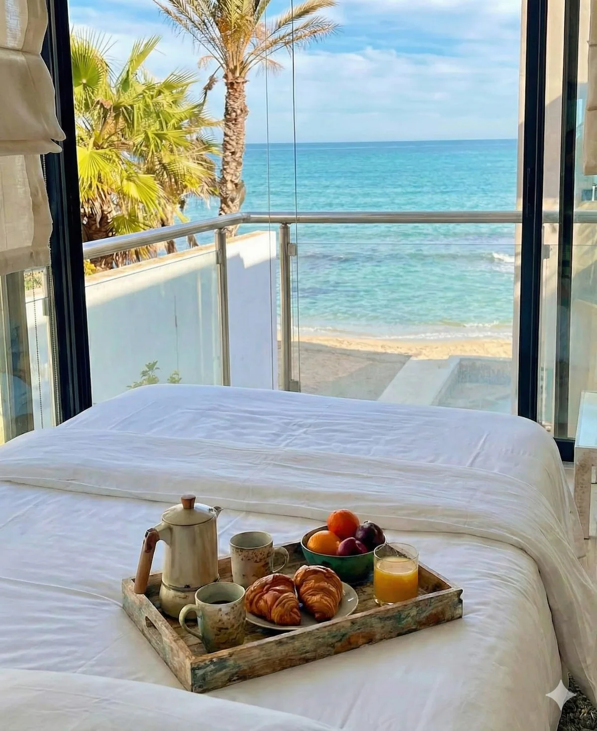 Appartement de luxe avec vue sur l'océan cœur/Marsa, accès à la plage